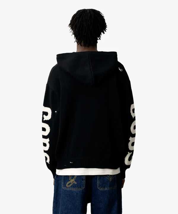 Fake Gods ´Knitted Zipper Black´