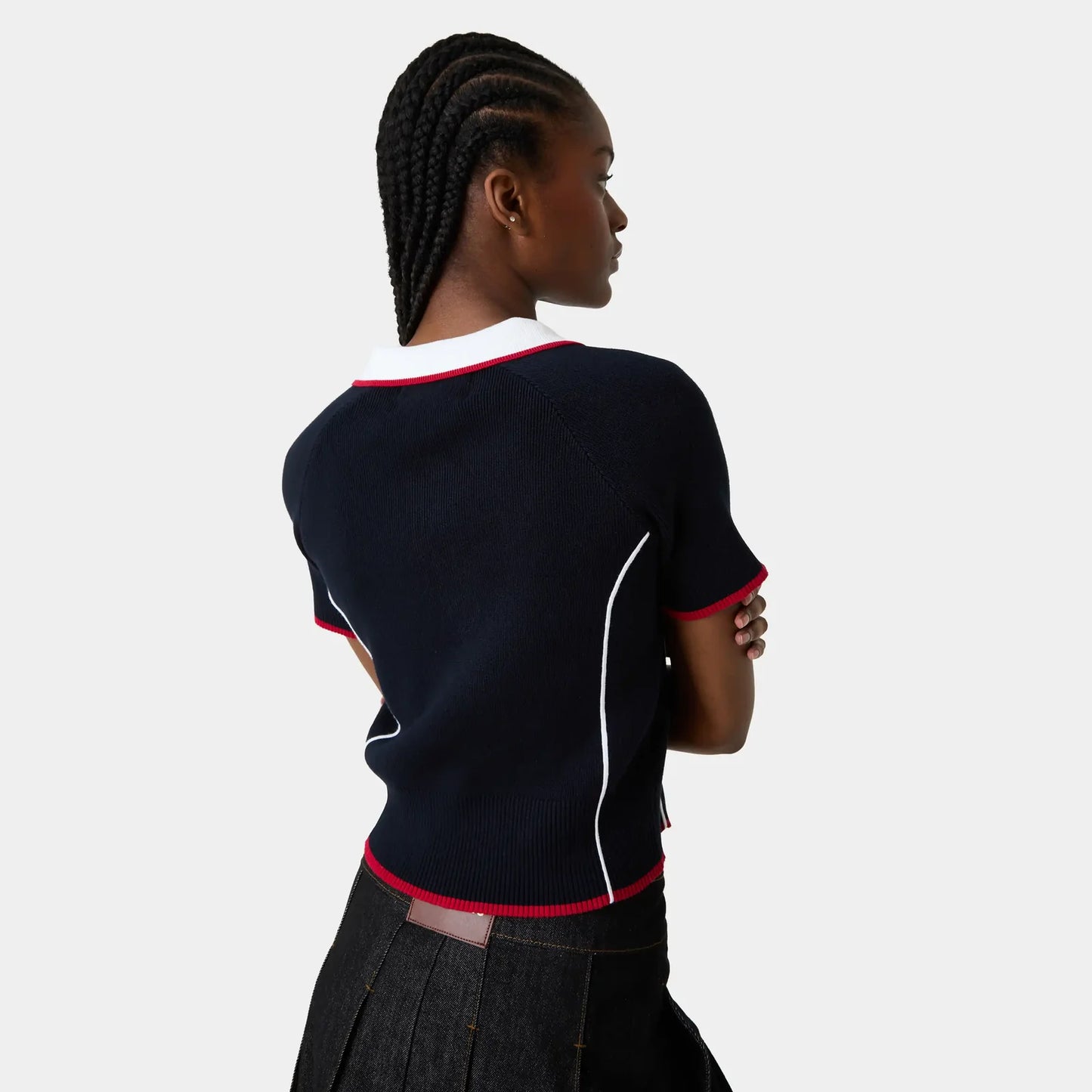 Eme Studios ´Fete Navy´ Knit Polo