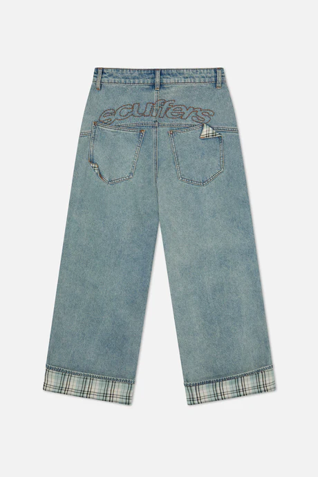 Scuffers Oak Light Blue Pants
