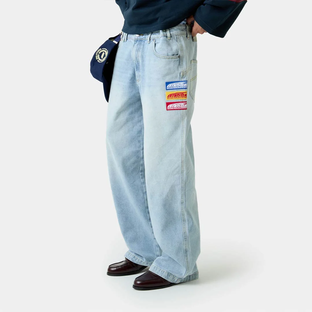 Eme Studios Pants Rough Denim
