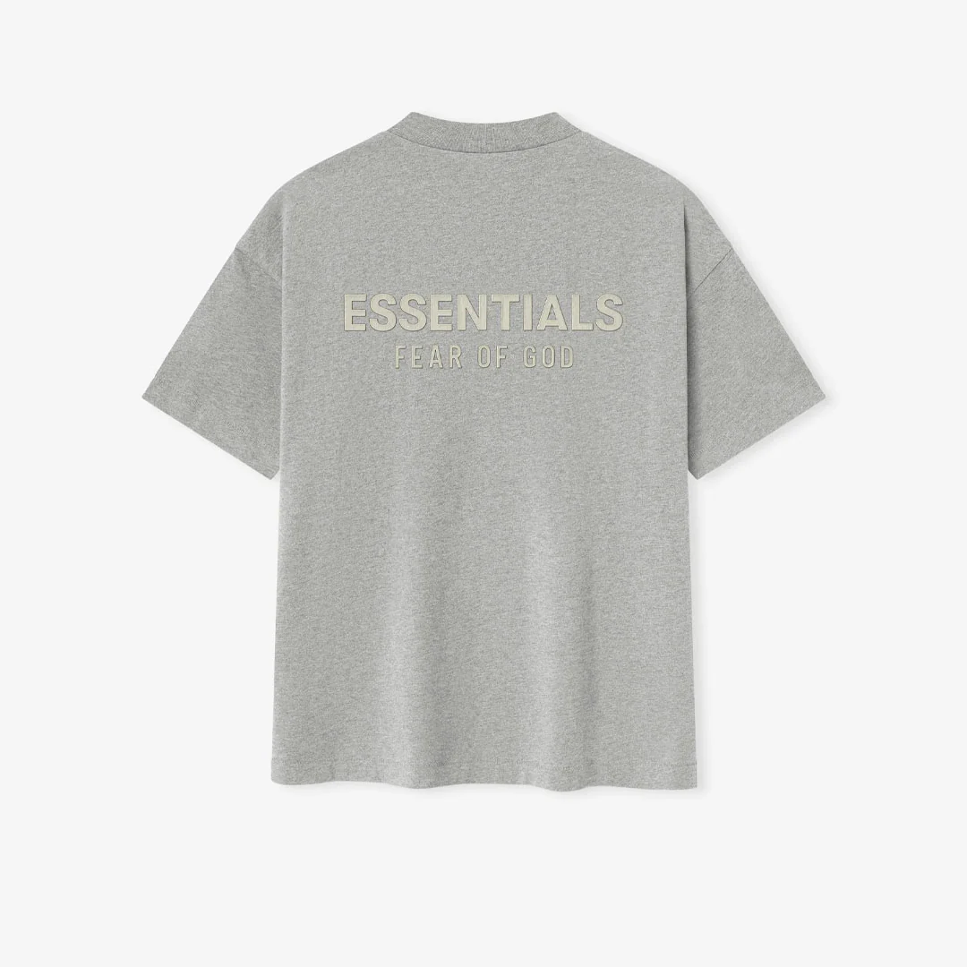 Fear of God Essentials Tee Metallic Concrete Heather