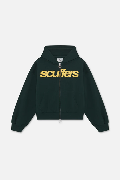 Scuffers Essential Green Zipper