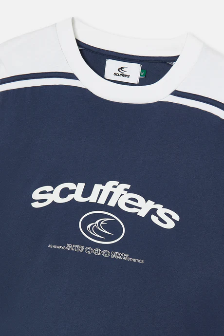 Scuffers Effortless Navy T-Shirt