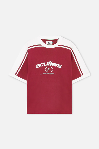 Scuffers Effortless Burgundy T-Shirt