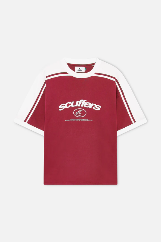 Scuffers Effortless Burgundy T-Shirt