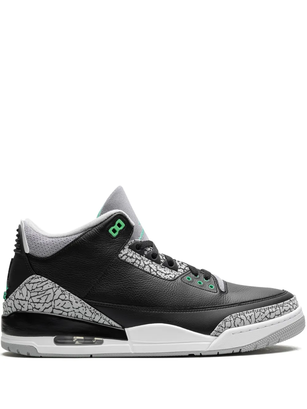 Jordan Retro 3 Green Glow