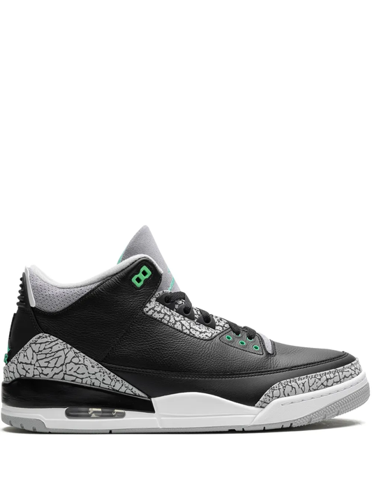 Jordan Retro 3 Green Glow