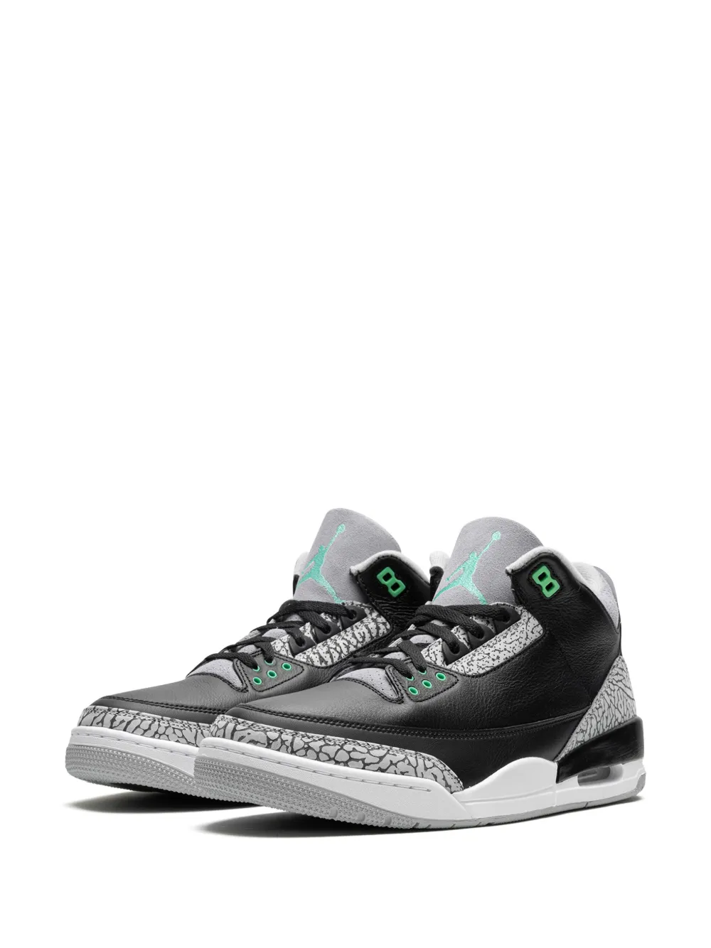 Jordan Retro 3 Green Glow