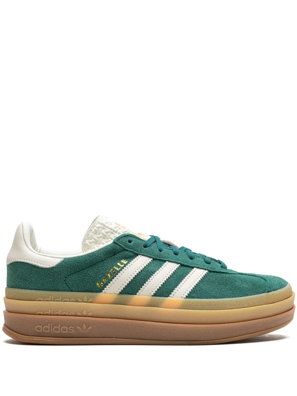 Adidas Gazelle Bold "Bold Green / White / Gold"