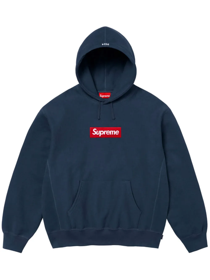 Supreme Hoodie Box Logo Navy