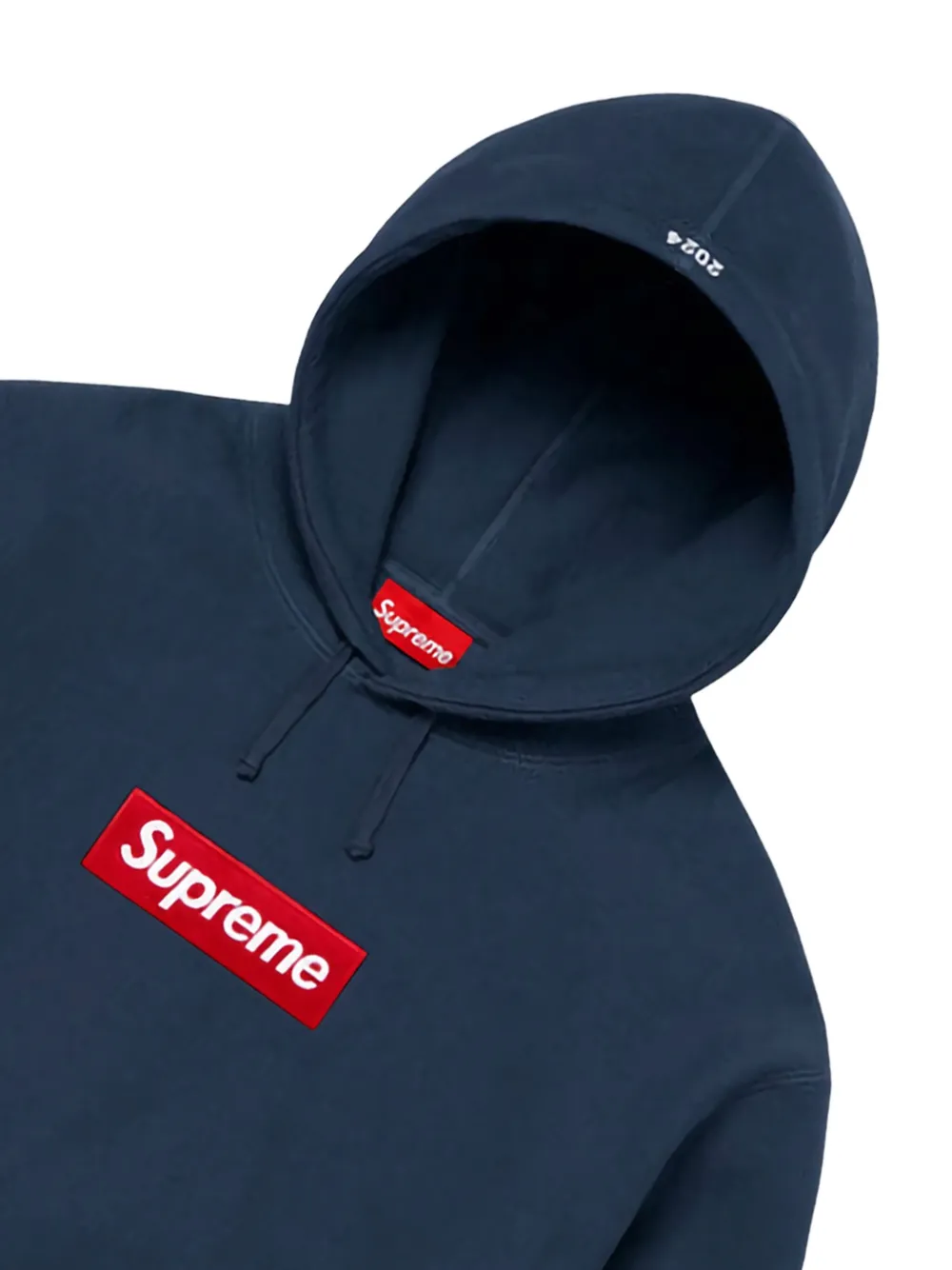 Supreme Hoodie Box Logo Navy