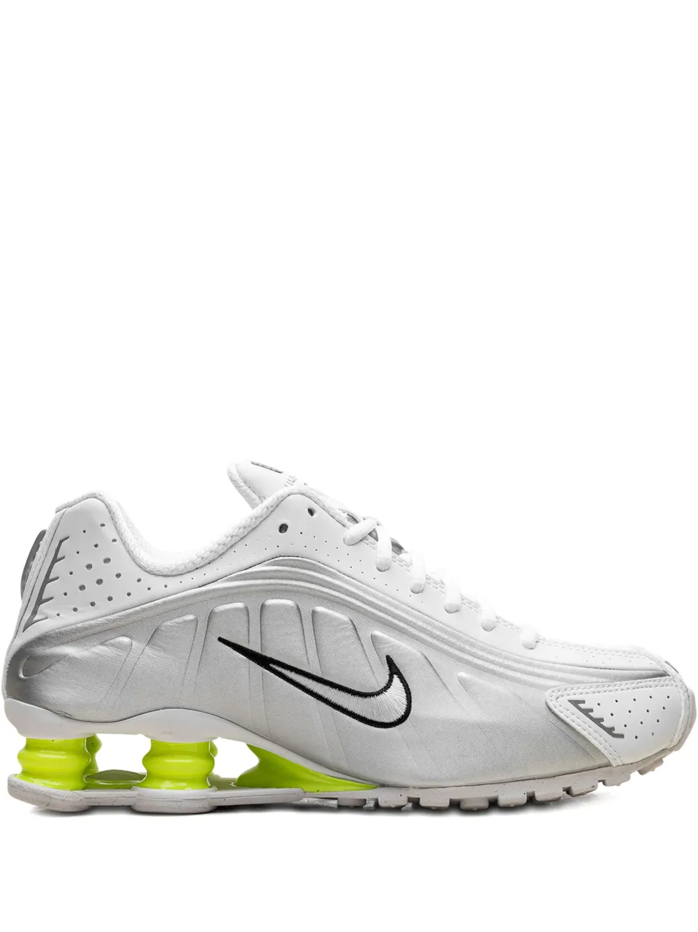 Nike Shox R4 Metalic Silver Volt