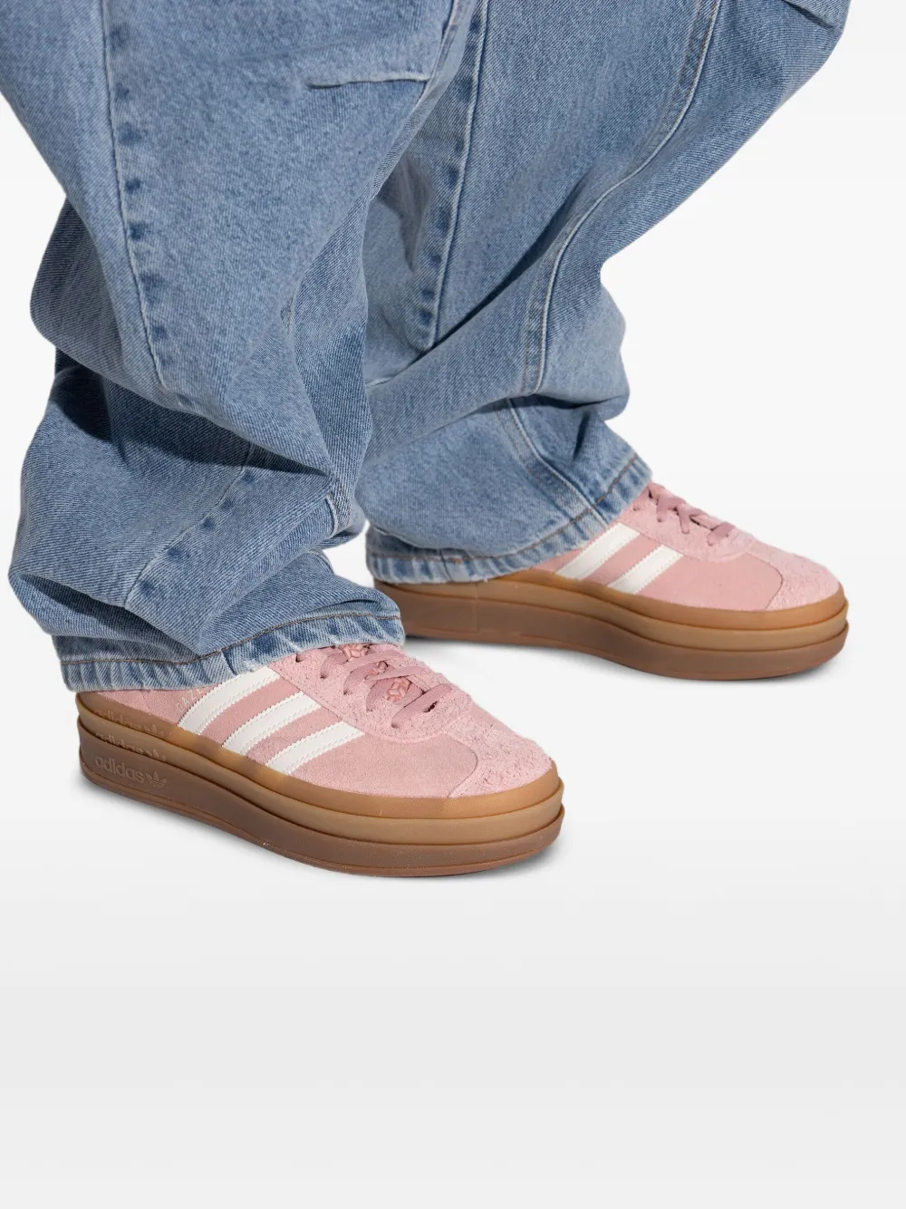 Adidas Gazelle Bold "White Pink"