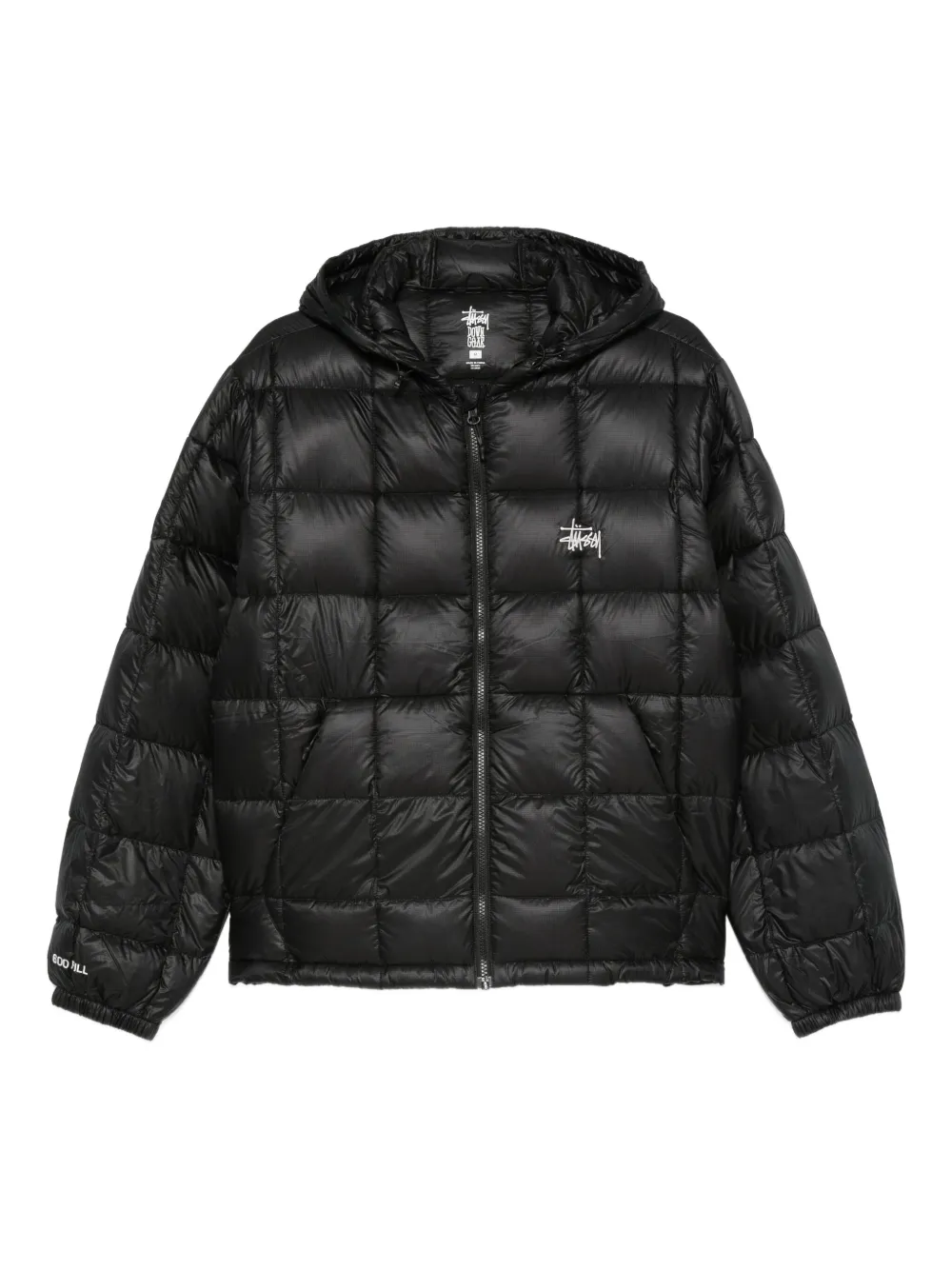 Stussy Puffer Midweight Hooded Black