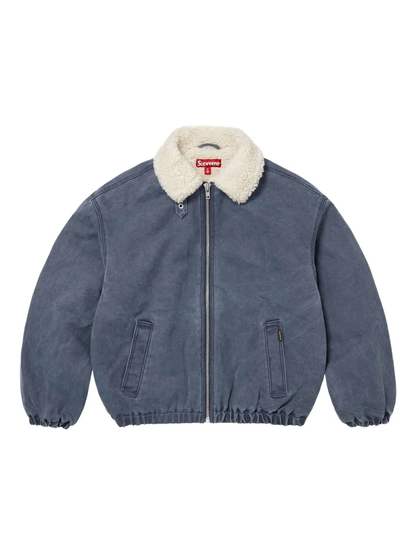 Supreme Bomber  Faux Shearling Lined