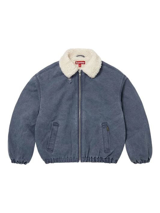 Supreme Bomber  Faux Shearling Lined