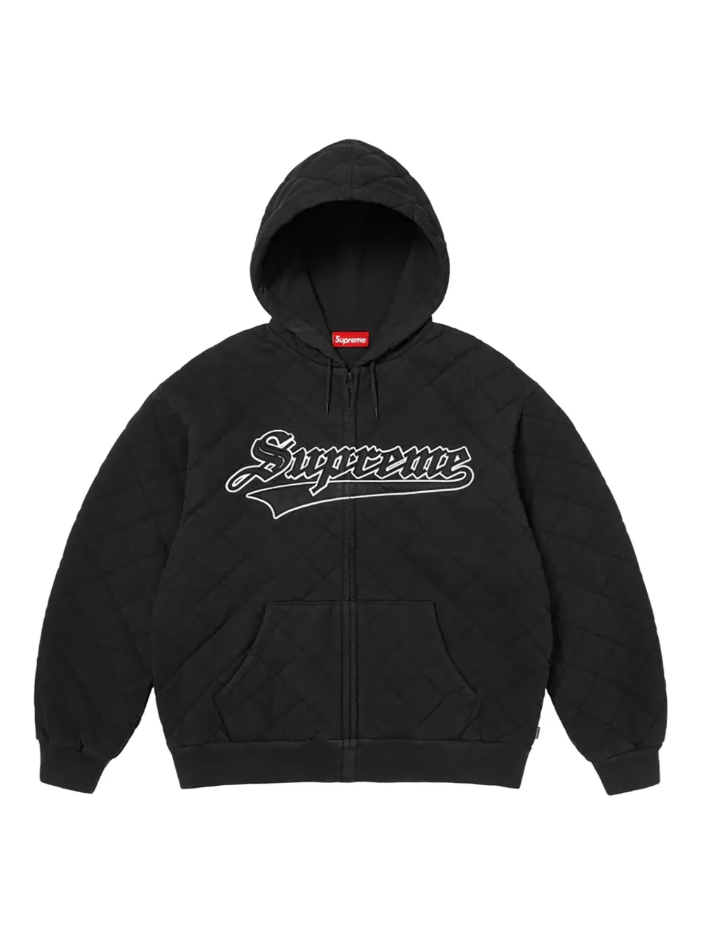 Supreme Zip Quilted Hooded