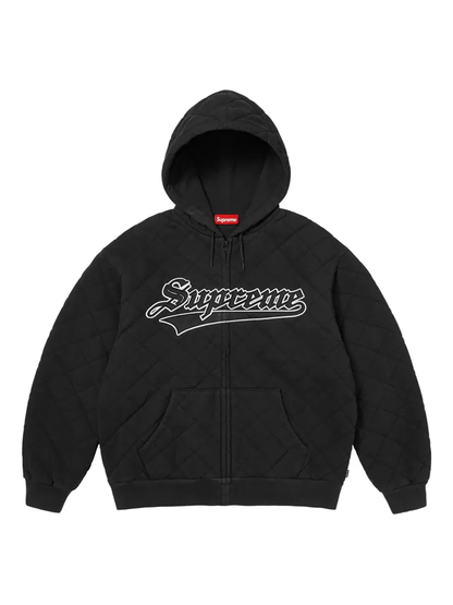 Supreme Zip Quilted Hooded