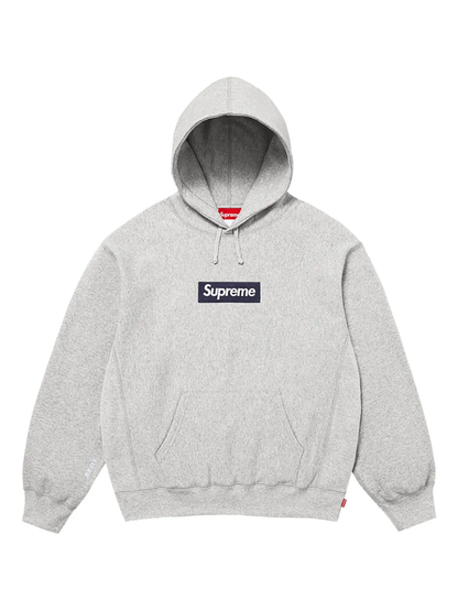 Supreme Hoodie Box Logo Light Grey