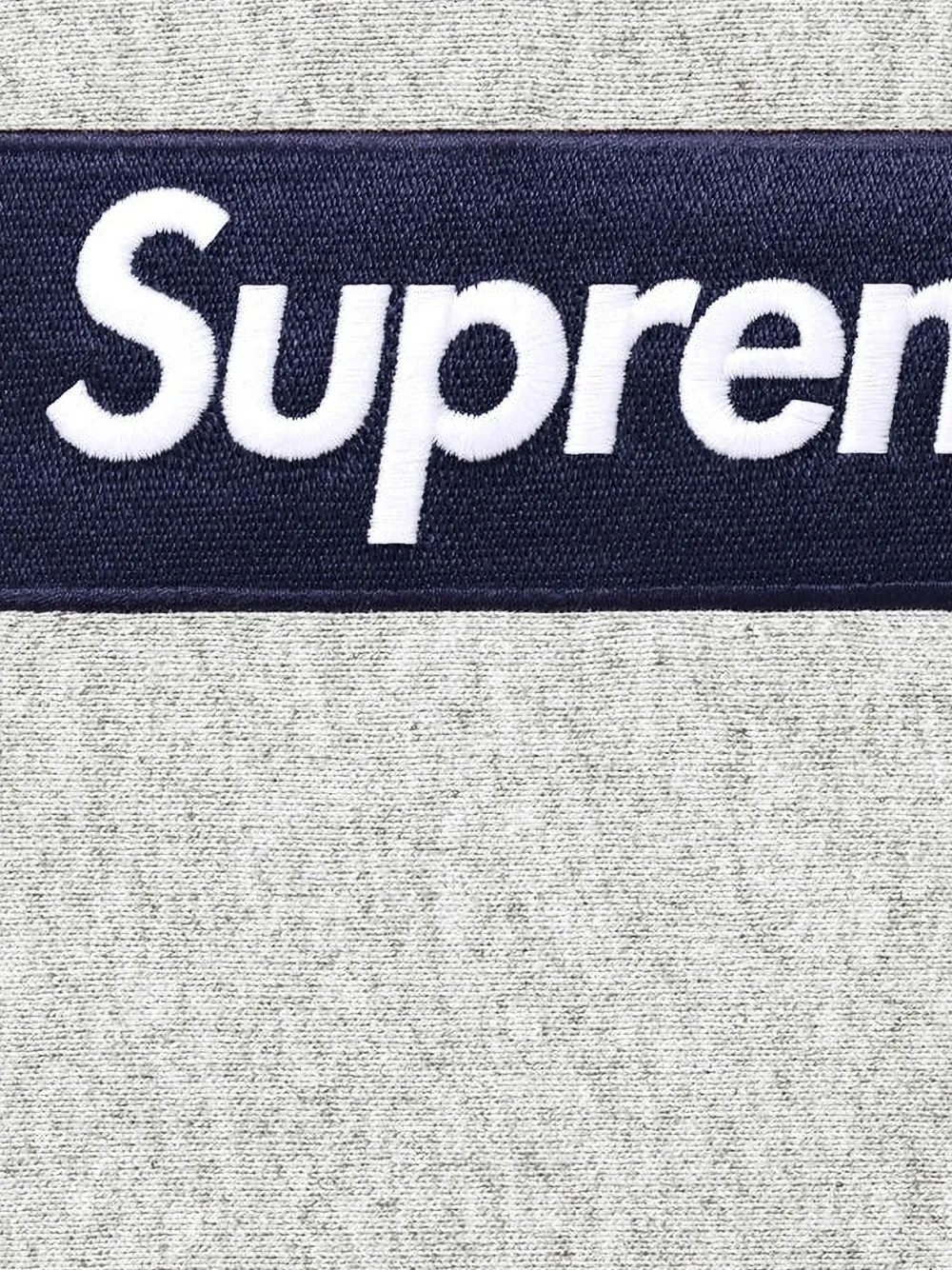 Supreme Hoodie Box Logo Light Grey