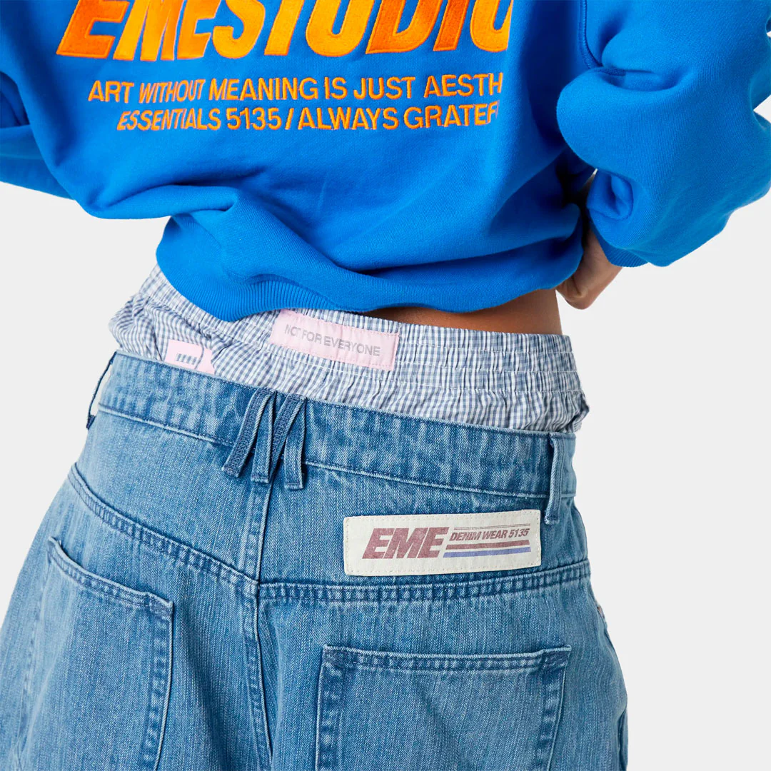 Eme Studios Shorts Andy Scratch Denim