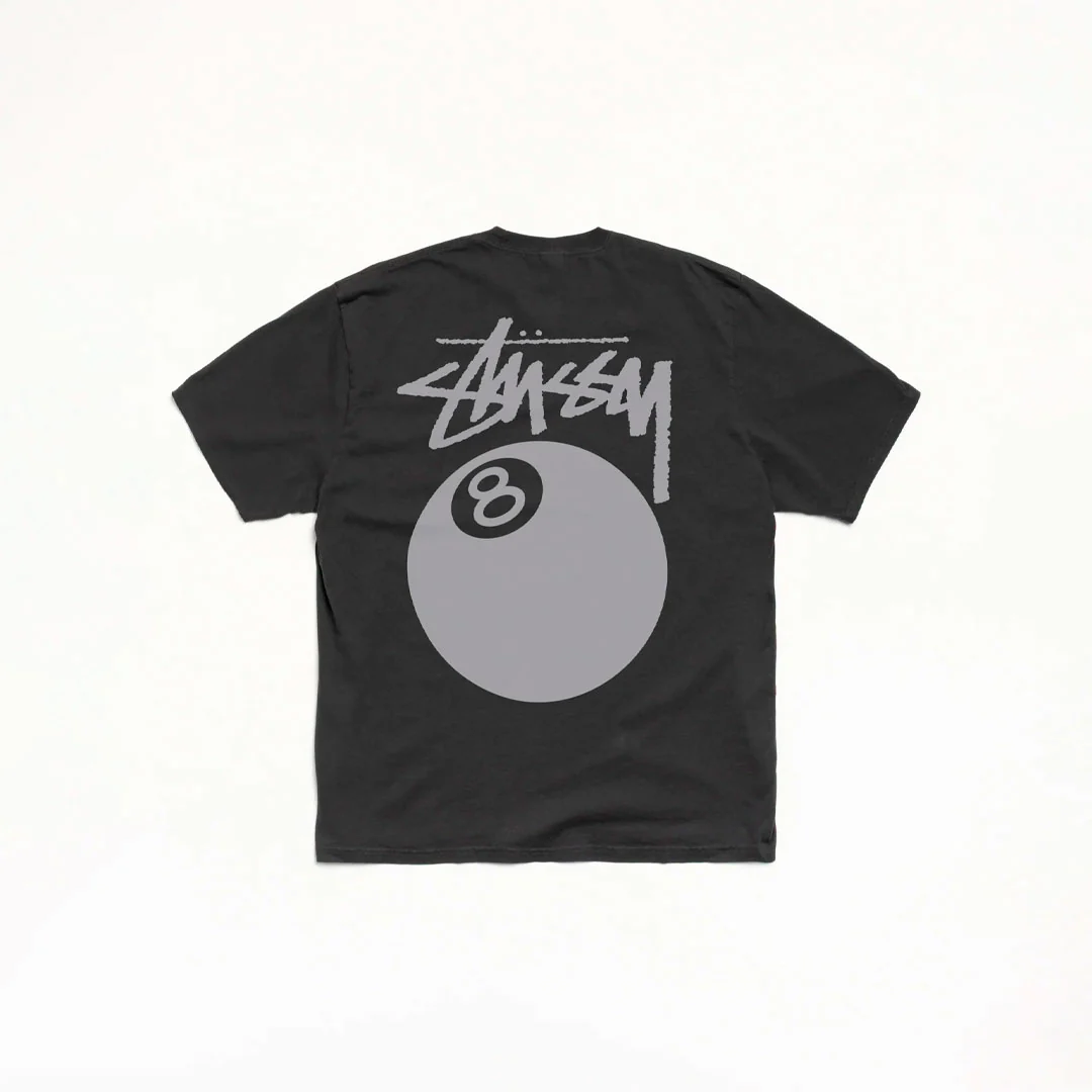 Stussy Tee 8 Ball Black