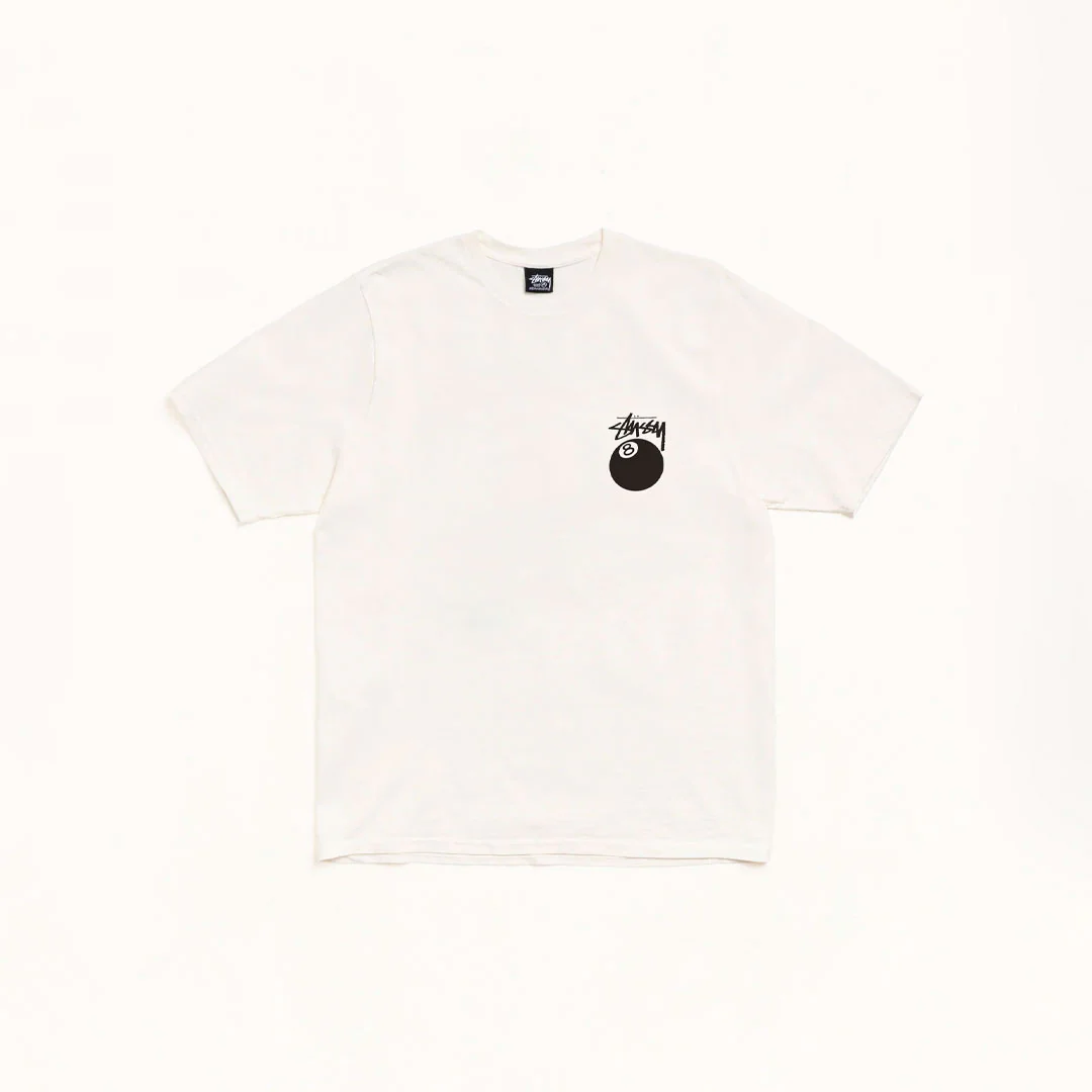 Stussy Tee 8 Ball Natural