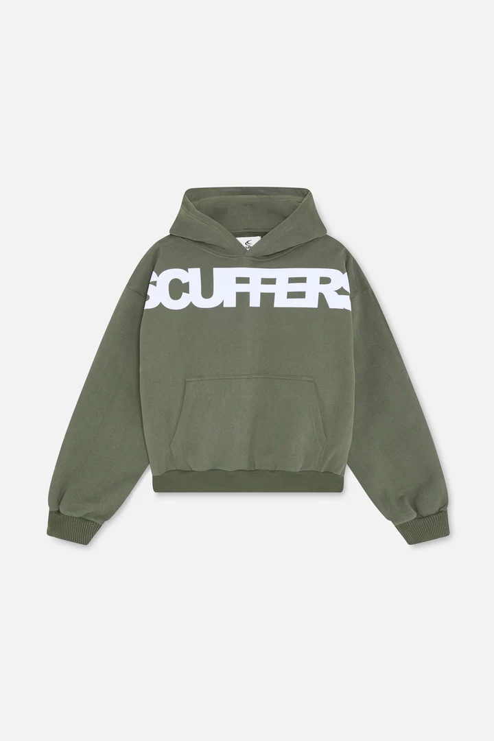 Scuffers Flock Green Hoodie