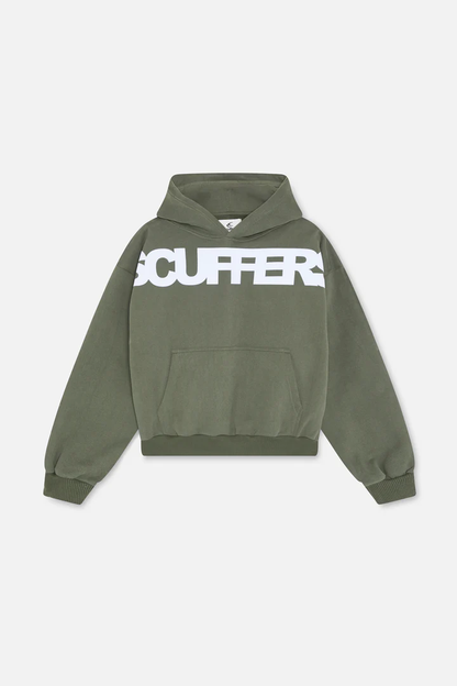 Scuffers Flock Green Hoodie