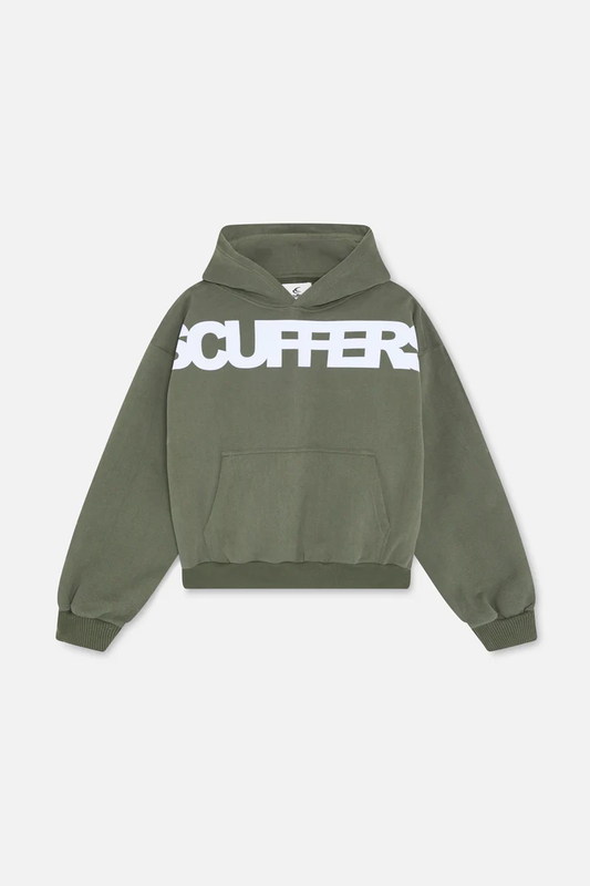 Scuffers Flock Green Hoodie