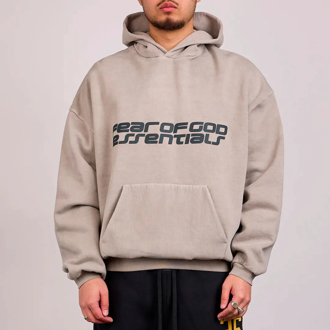 Fear of God Essentials Hoodie 90s Smoke Grey