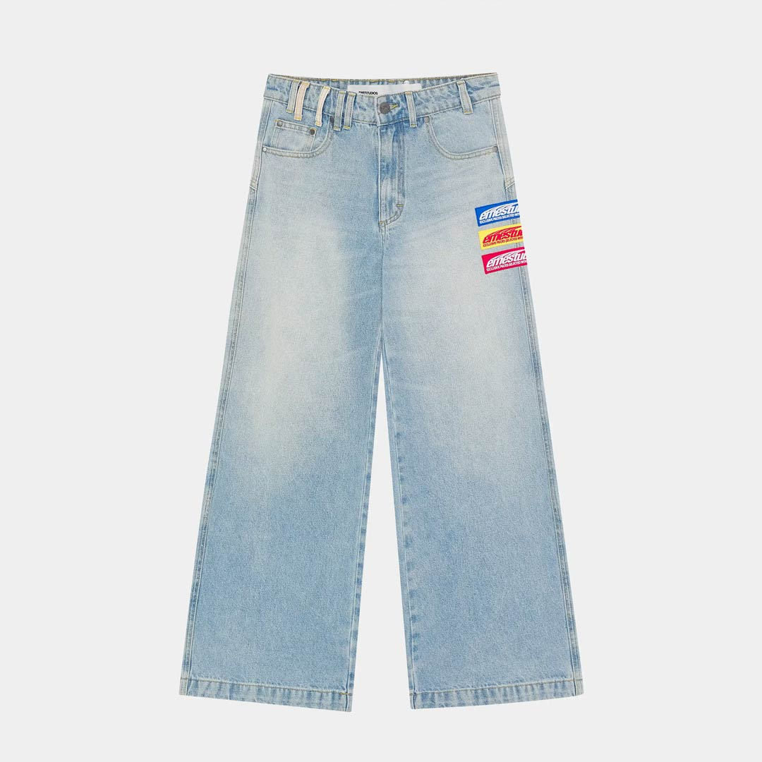 Eme Studios Pants Rough Denim