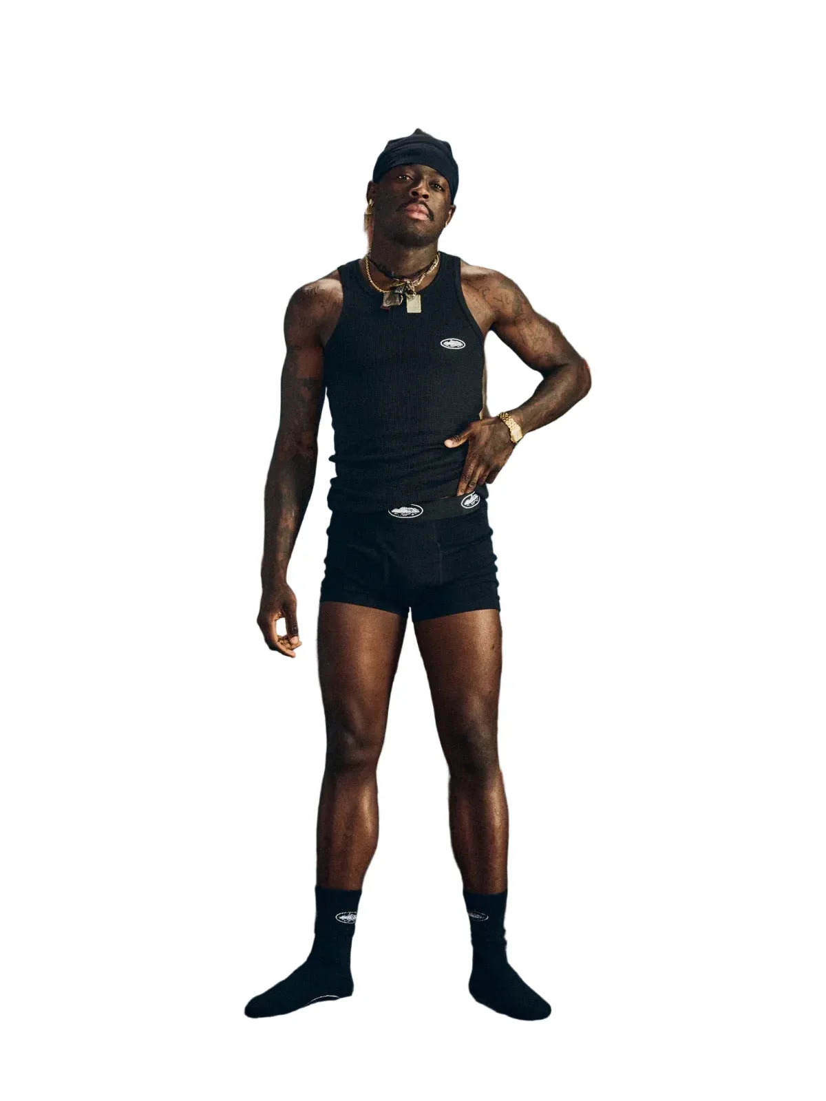 Corteiz HMP Essentials Tank Top Black
