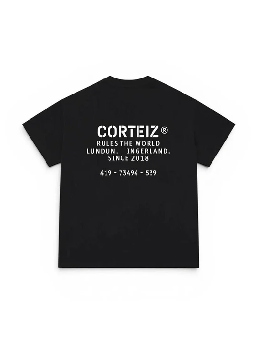 Corteiz OG Stencil Black Tee