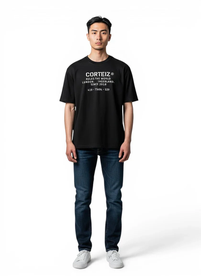 Corteiz OG Stencil Black Tee
