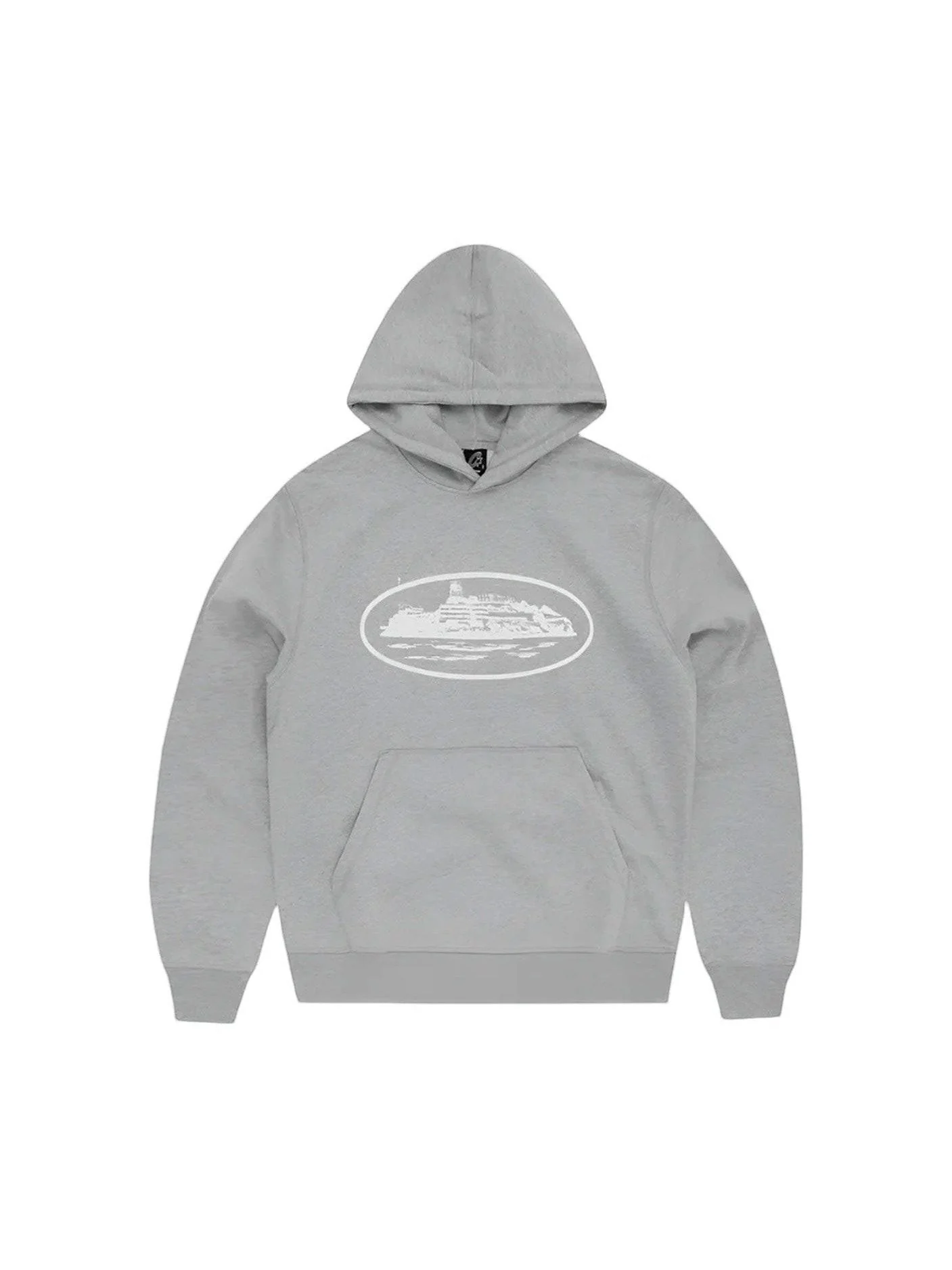 Corteiz Og Alcatraz Hoodie Grey