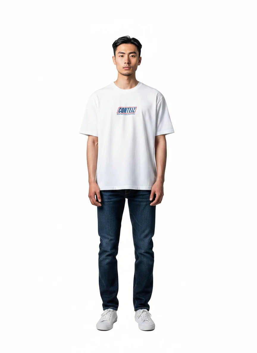 Corteiz Snickers Logo Tee White