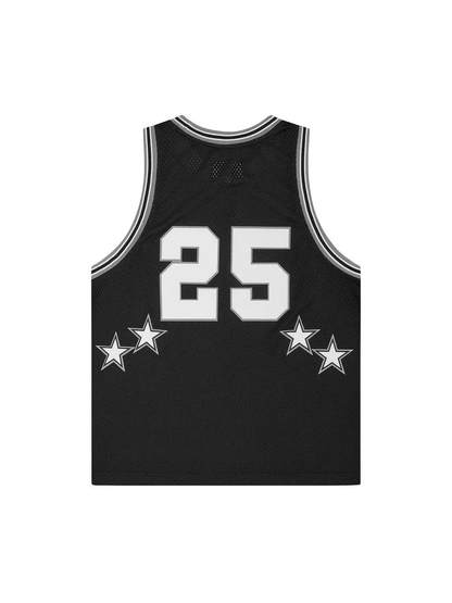 Corteiz Stars Basketball Jersey Black