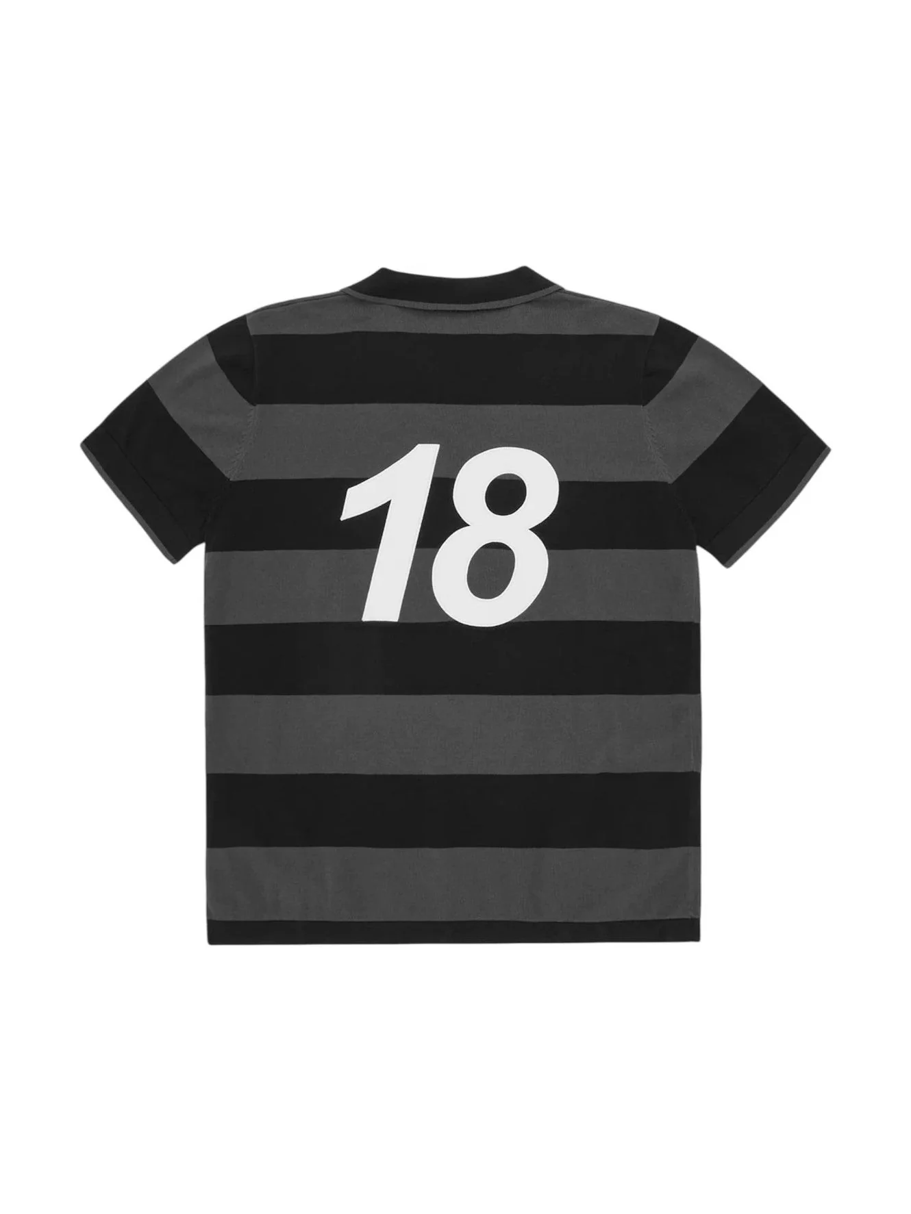 Corteiz Striped Knit Jersey Black