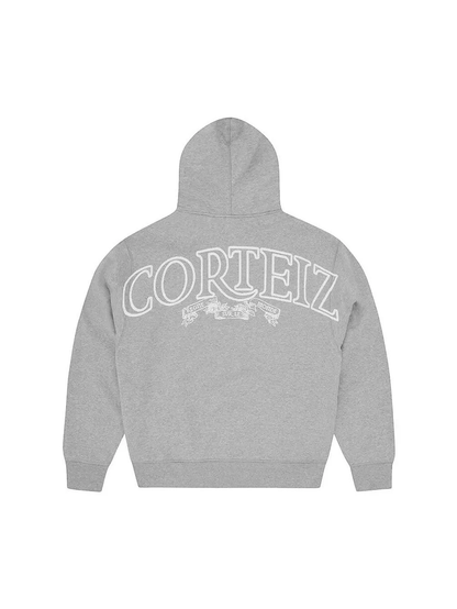 Corteiz Superior Royale Zip Hoodie Heather Grey