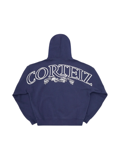 Corteiz Superior Royale Zip Hoodie Navy