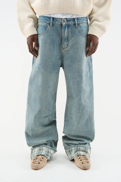 Scuffers Oak Light Blue Pants