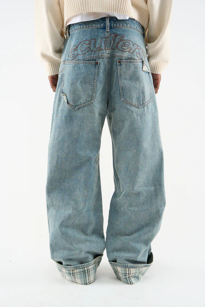 Scuffers Oak Light Blue Pants