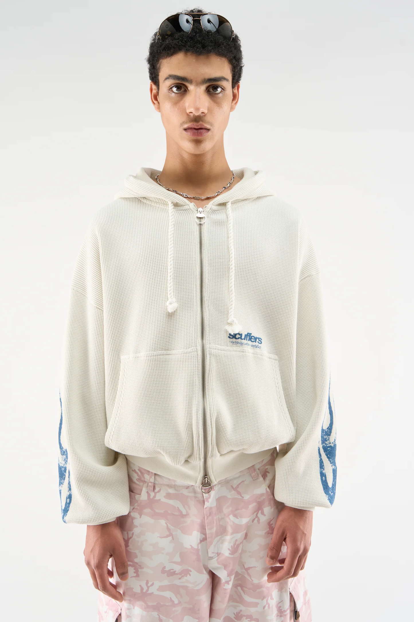 Scuffers Flame Ecru Zipper
