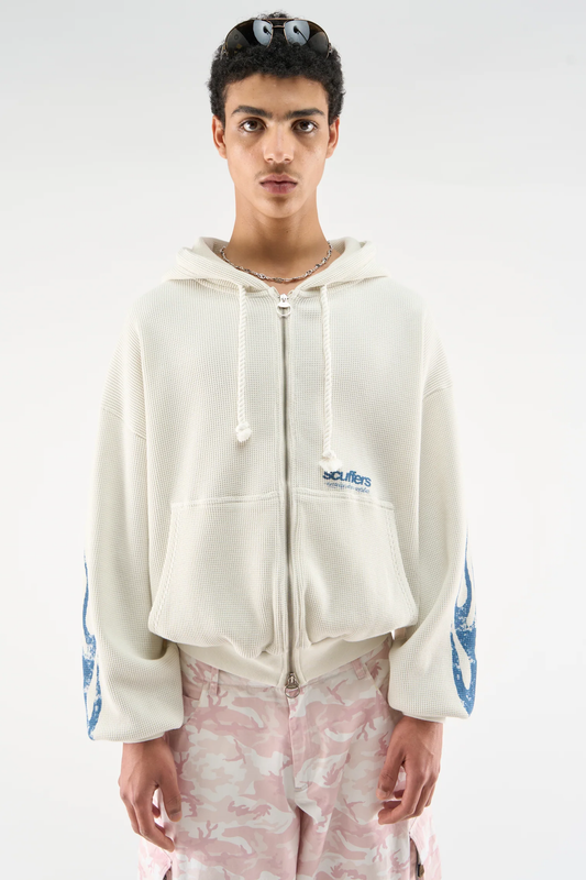 Scuffers Flame Ecru Zipper