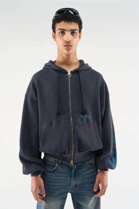 Scuffers Flame Navy Zipper