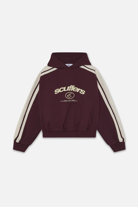 Scuffers Effortless Burgundy Hoodie