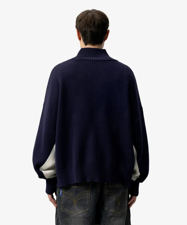 Fake Gods ´FC Knitted Zipper Navy´