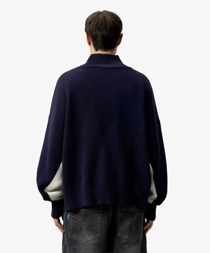 Fake Gods ´FC Knitted Zipper Navy´