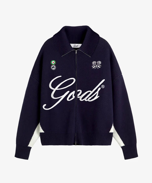 Fake Gods ´FC Knitted Zipper Navy´